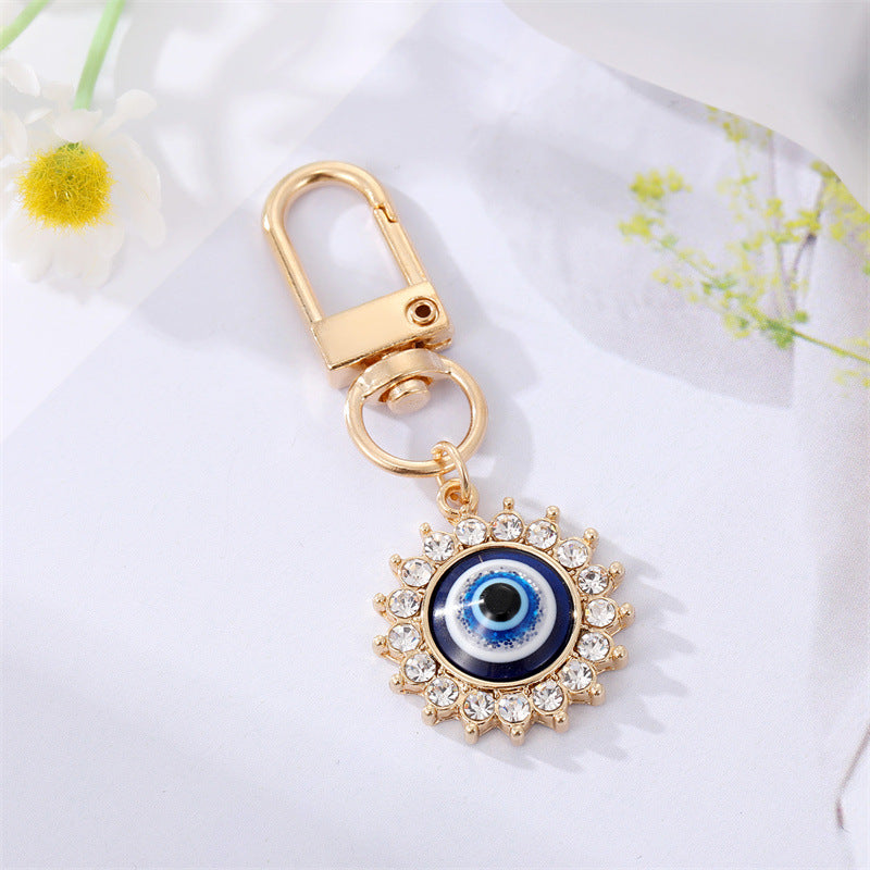Wholesale Drip Oil Spot Drill Resin Patch Eyes Keychains